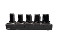 WT6000 5SLOT ETHERNET SHARECRADLE W/BATT CHARGER ALLOWS TO CHARGE 5 WEARABLE TERMINALS 5 BATTERIES AND ALLOWS ETHERNET COMM. REQUIRES DC LINE CORD 50-16002-029R AND GROUNDED COUNTRY SPECIFIC AC LINE