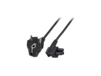 POWERCORD CEE 7/7-C5 ANG 5.00M. 1 stk