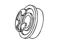 G2 RH REMOVABLE PLATEN ROLLER ASSY 4 X00