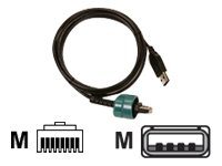 6ft USB-A to RJ-45 strain-relief cable
