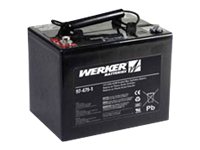 Ergotron - Battery - Lead Acid - 33 Ah - for StyleView LCD Cart, 66, Notebook Cart with Drawer, 66, Notebook Cart, 66