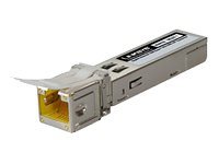 Cisco Small Business MGBT1 - SFP (mini-GBIC) transceiver module - 1GbE - 1000Base-T - RJ-45 - remanufactured - for Business 110 Series, 220 Series, 350 Series, Small Business SF350, SF352, SG250, SG350