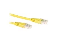 CAT6 U/UTP LSZH YELLOW   0.50M. 1 stk