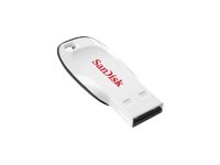 SanDisk Cruzer Blade - USB flash drive - 16 GB - USB 2.0 - white