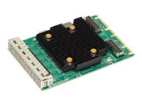Broadcom 9502-16i - Storage controller - Tri-Mode OCP 3.0 - 16 Channel - SATA 6Gb/s / SAS 12Gb/s / PCIe 4.0 (NVMe) - low profile - PCIe 4.0 x8