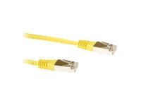 ACT - Verbindingskabel - RJ-45 (M) naar RJ-45 (M) - 10 m - screened shielded twisted pair (SSTP) - CAT 6 - geel