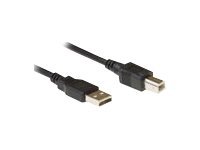 Intronics - USB-kabel - USB (M) naar USB type B (M) - 1.8 cm - zwart