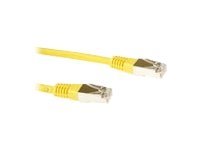 CAT5E F/UTP LSZH YELLOW 10.00M. 1 stk