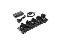 5-slot printer docking cradle; ZQ300 Series; includes power supply and EU power cord