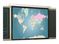 Optoma PMG+ - Projection screen - ceiling mountable, wall mountable - 109\" (277 cm) - 16:10 - Matte White