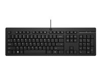 HP 125 G2 USB WD KBD EMEA-INTL English Loc-Euro plug
