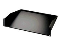 Middle Atlantic U3 - Rack shelf - black powder coat - 3U - 19\"