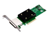 Broadcom HBA 9500-16e Tri-Mode - Storage controller - 16 Channel - SATA 6Gb/s / SAS 12Gb/s / PCIe 4.0 (NVMe) - PCIe 4.0 x8