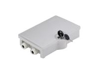 OUTDOOR FTTH BOX IP65 FOR 2X SC/SX ADAP
