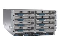 Cisco UCS 5108 Blade Server Chassis - Rack-mountable 6U - up to 8 blades - power supply - hot-plug 2500 Watt - remanufactured - with UCS 6324 Fabric Interconnect