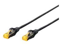 CAT 6A S-FTP PATCH CORD CU LSZH AWG 26/7 LENGTH 3 M COLOR BLACK