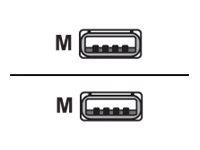 CABL USB TYPE ATPUW COILED 2.4M BLK 2.4M