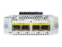 Cisco Network Interface Module - Expansion module - 1000Base-X x 4 - for P/N: C8300-1N1S-6T, C8300-1N1S-6T-V, C8300-2N2S-4T2X, C8300-2N2S-6T, C8300-2N2S-6T-V
