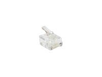 RJ11 PLUG 4/6 LITZE. Zak 25 stk