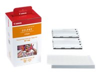 Canon RP-108 - Print ribbon cassette and paper kit - for Canon SELPHY CP1000, CP1200, CP1300, CP820, CP910