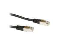 ACT CAT6 S/FTP LSZH patchkabel zwart 20 m
