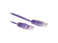 ACT CAT5E U/UTP patchkabel paars 0.5 m