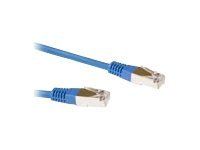 ACT CAT6 S/FTP LSZH patchkabel blauw 15 m