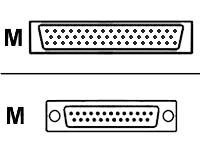 Cisco - Serial RS-530 cable (DTE) - Smart Serial (M) to DB-25 (M) - 3 m - shielded - for Cisco 2610, 2611, 2612, 2613, 2620, 2621
