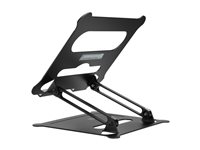 Foldable laptop stand alu stepless heigh