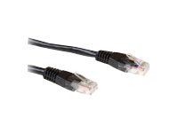 ECON-Line - Verbindingskabel - RJ-45 (M) naar RJ-45 (M) - 3 m - UTP - CAT 6 - zwart, RAL 9011