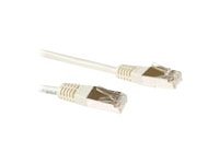 CAT5E F/UTP IVORY        0.50M. 1 stk