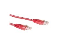 ACT Rode 15 meter U/UTP CAT6 patchkabelmet RJ45 connectoren
