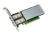 Intel Ethernet Network Adapter E810-CQDA2 - Network adapter - PCIe 4.0 x16 low profile - QSFP28 x 2