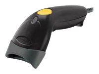 Symbol LS1203 USB kit (box includes LS1203-CR10007R barcode scanner black/CBA-U01-S07ZAR USB Cable/20-73951-07R Stand)
