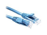 ACT CAT5E U/UTP component level patchkabel blauw 1 m