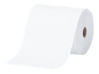 Verpakt per 8 stuks - prijs per stuk doorlopende papierrol: 76 mm direct thermisch wit 42m