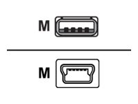 USB CABLE A TO MINI-B 4