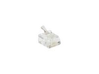 RJ12 PLUG 6/6 LITZE. Zak 25 stk