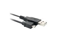 Intronics - USB cable - 4 PIN USB Type A (M) - 5 pin Micro-USB Type B (M) - 2 m ( USB / Hi-Speed USB ) - black