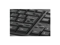 Kensington KM150 EQ - Keyboard and mouse set - full size - wireless - 2.4 GHz - QWERTZ - Swiss - FSC cardboard
