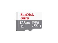 SanDisk Ultra - Flash memory card (microSDXC to SD adapter included) - 128 GB - UHS-I / Class10 - microSDXC UHS-I