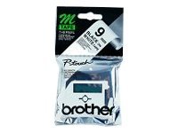 Brother M-K221SBZ - Black on white - Roll (0.9 cm x 4 m) 1 cassette(s) non-laminated tape - for P-Touch PT-55, PT-65, PT-75, PT-80, PT-85, PT-BB4, PT-M95