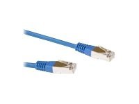 ACT - Patch cable - RJ-45 (M) - RJ-45 (M) - 5 m - screened shielded twisted pair (SSTP) - CAT 6 - blue