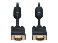 Ergotron - VGA cable - HD-15 (VGA) (M) to HD-15 (VGA) (M) - 3 m - molded - black - for P/N: 45-353-026