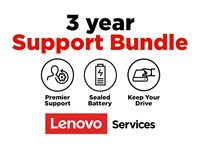 Lenovo Onsite + Keep Your Drive + Sealed Battery + Premier Support - Extended service agreement - parts and labour - 3 years - on-site - response time: NBD - for ThinkPad L13 Yoga Gen 3, T14s Gen 2, T14s Gen 3, T15p Gen 2, T16 Gen 1, X13 Gen 2