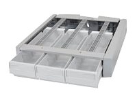 Ergotron StyleView Supplemental Storage Drawer, Triple - Mounting component (drawer module) - grey, white