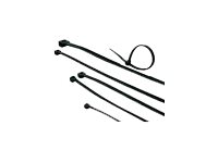 ACT Tie wraps | kabelbinders zwart, lengte 203 mm, breedte 3,6 mm
