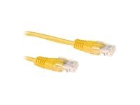 CAT5E U/UTP YELLOW 1.00M