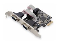 SERIAL I/O RS232 PCIEXPRESS ADD-ON CARD 2-PORT INCL. LOW PROFILE CHIPSET:ASIX99100