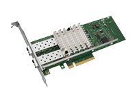 Intel X520-DA2 - Network adapter - PCIe 2.0 x8 low profile - 10 GigE, FCoE - 2 ports - for ThinkServer RD330, RD340, RD430, RD440, RD530, RD540, RD640, TD340